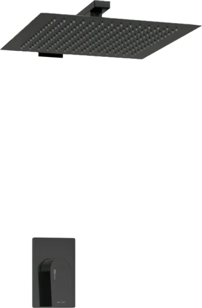 Душевой комплект Wasserkraft Glan A66181 С ВНУТРЕННЕЙ ЧАСТЬЮ, черный Sancos — Оригинал