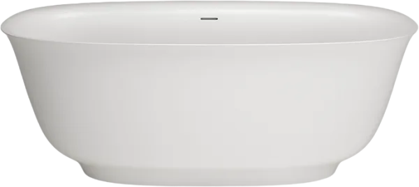 Ванна из искусственного камня Plumberia Selection Seta 170x75 см, отдельностоящая, матовая белая, ов Sancos — Оригинал