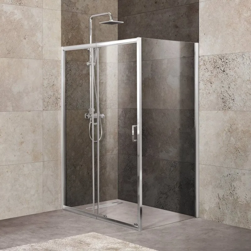 Душевой уголок BelBagno Unique UNIQUE-AH-1-120/135-90-C-Cr Sancos — официальный сайт