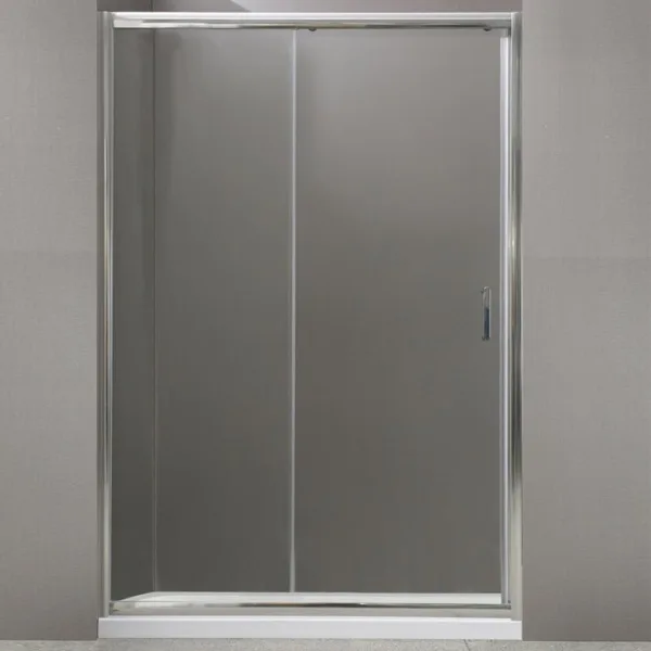Душевая дверь в нишу BelBagno Uno -195 BF 1 130 C Cr стекло прозрачное Sancos — Оригинал
