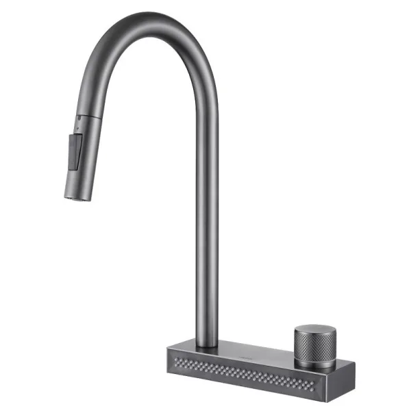 Смеситель для кухни Abber Wasser Kreis AF8114NG, никель Sancos — Оригинал