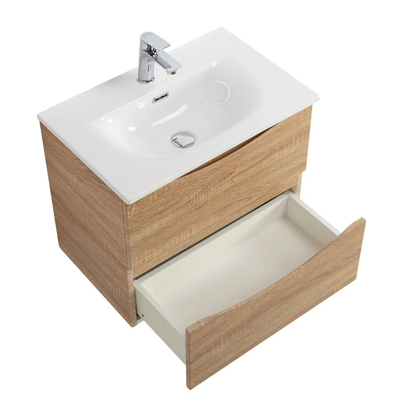 Тумба под раковину без столешницы BelBagno Marino-cer-mini 70 подвесная, rovere bianco Sancos — официальный сайт