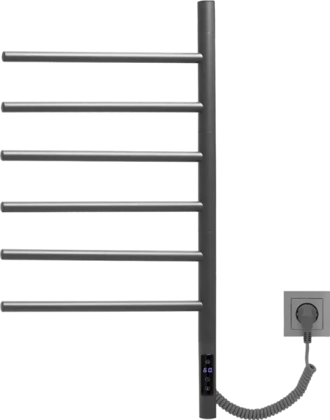 Полотенцесушитель электрический Vincea VTD-1S2CGE графит Sancos — Оригинал