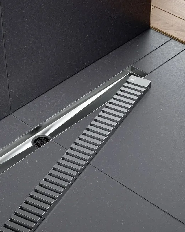 Душевой трап (лоток) Timo Drain Systems DS230107/00 700 вставка lines, хром Sancos — официальный сайт