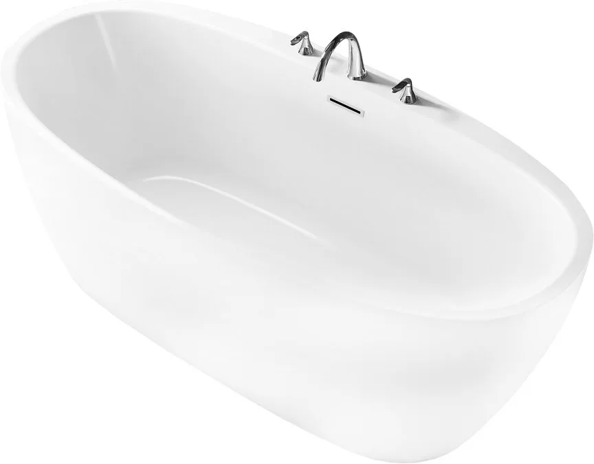 Акриловая ванна BelBagno BB404-1700-800 без опоры 170x80 см, отдельностоящая, белая, овальная, со сл Sancos — официальный сайт