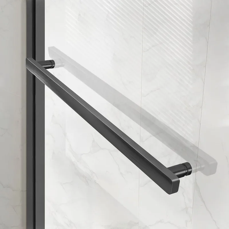 Душевой уголок Vincea Slim Soft VSR-1SS1011CLGM 110х100, профиль вороненая сталь, стекло прозрачное Sancos — официальный сайт