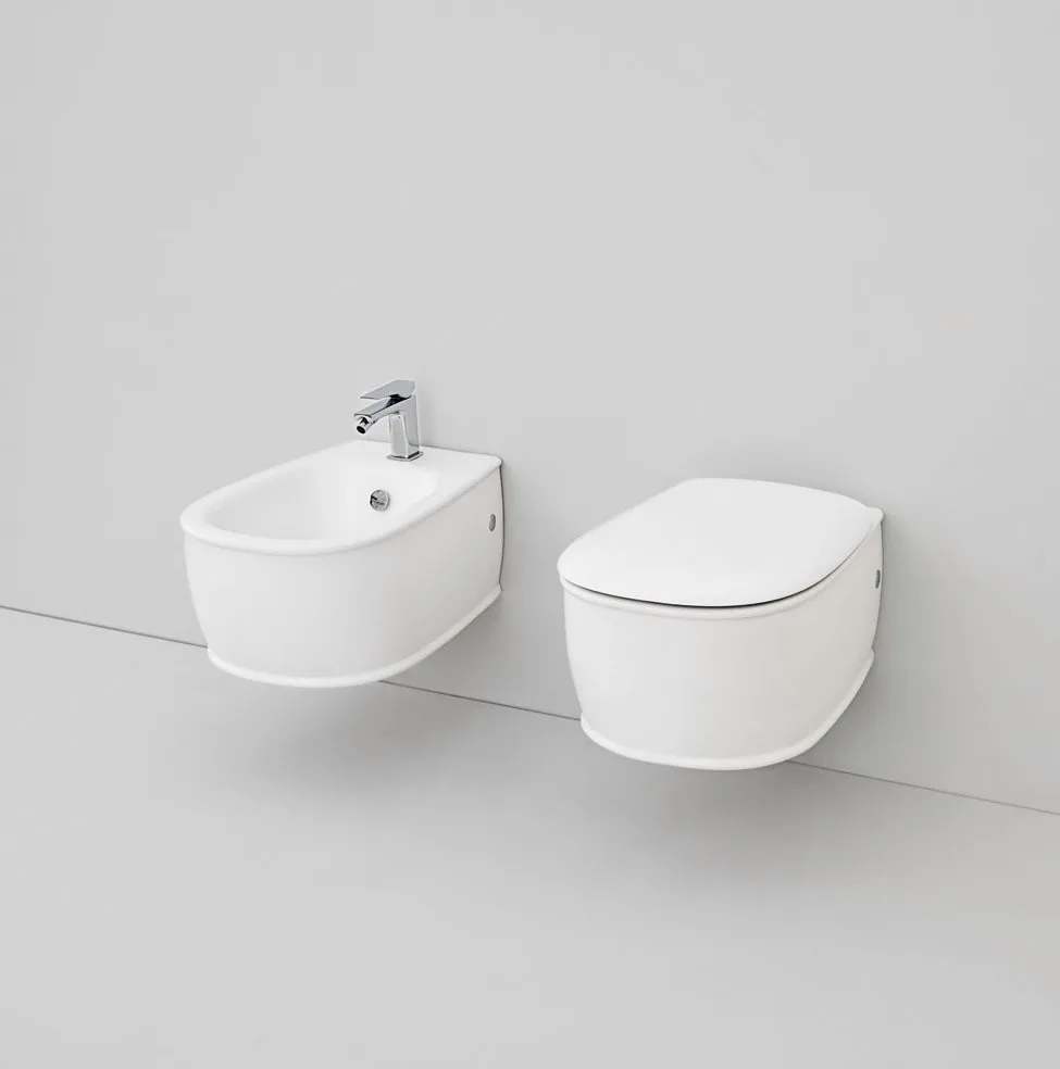Крышка-сиденье ArtCeram Atelier AZA001 05 71 белое матовое, с микролифтом, петли хром Sancos — официальный сайт