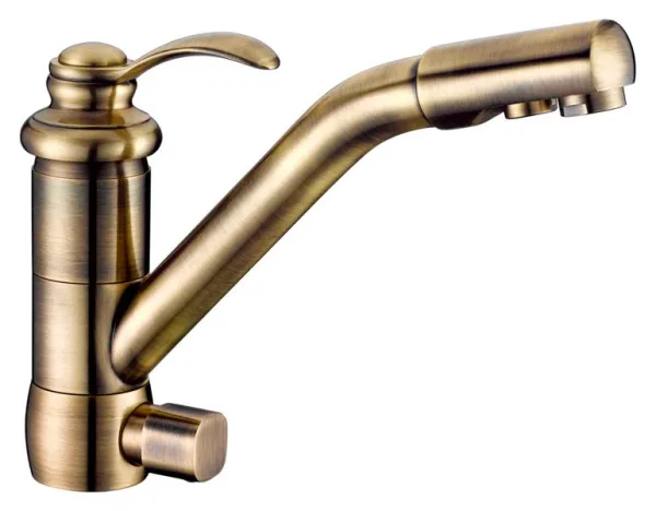 Смеситель для кухни Zorg Clean Water ZR 400 KF-47-BR Sancos — Оригинал