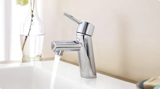 Смеситель для раковины Grohe 3224010E хром Sancos — официальный сайт