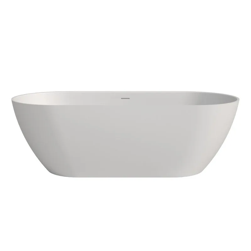 Ванна из искусственного камня WHITECROSS Tawna 165x80 см, отдельностоящая, матовая белая, овальная,  Sancos — официальный сайт