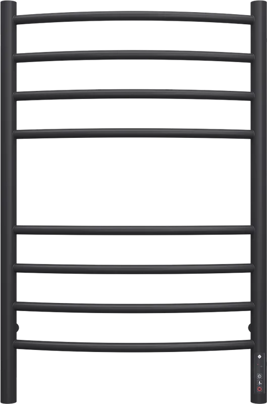 Полотенцесушитель электрический Terminus Классик П8 500x800, матовый чёрный Sancos — официальный сайт
