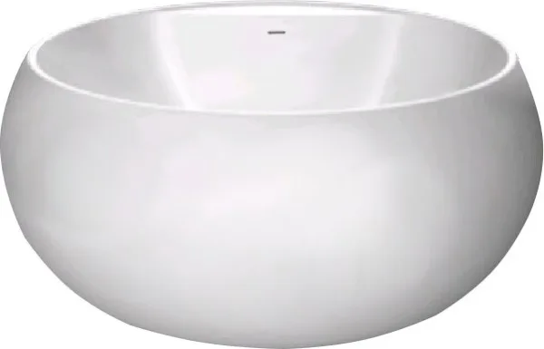 Акриловая ванна BelBagno BB30-1550 без опоры 155x155 см, отдельностоящая, белая, круглая, для двоих Sancos — Оригинал