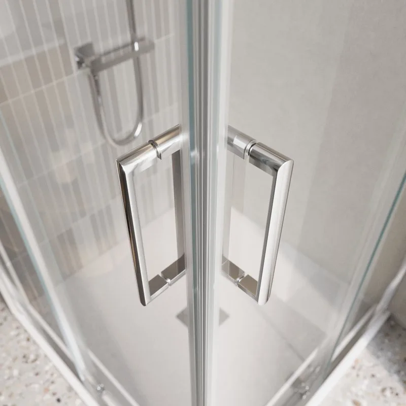 Душевой уголок BelBagno Luce A-2-90-C-Cr 90x90, профиль хром, стекло прозрачное Sancos — официальный сайт