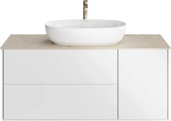 Тумба под раковину без столешницы KERAMA MARAZZI Plaza Modern 120 белая Sancos — Оригинал