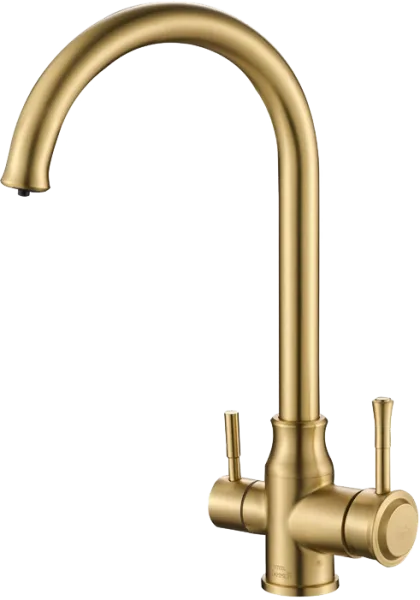 Смеситель для кухни Steel Hammer SH 763 INOX BRONZE PVD Sancos — Оригинал