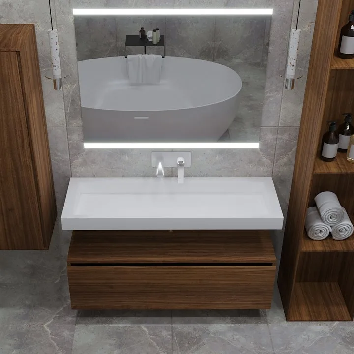 Тумба Armadi Art Flat Valessi Uno-S 120 dark oak Sancos — официальный сайт