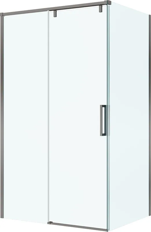 Душевой уголок BelBagno Soft Close-1 AH-1-120/90-C-GM профиль оружейная сталь Sancos — официальный сайт