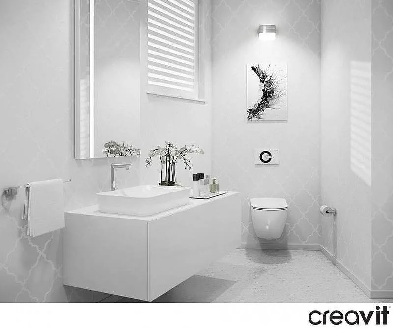 Чаша для унитаза подвесного Creavit Free FE320-00CB00E-0000 белая Sancos — официальный сайт