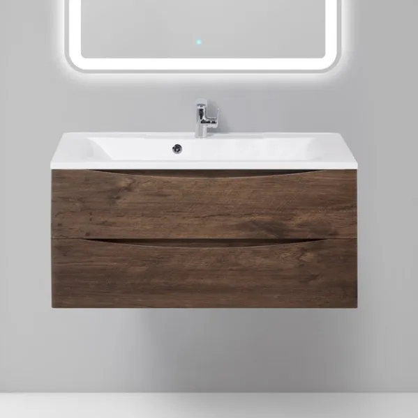 Тумба под раковину без столешницы BelBagno Marino 100 rovere moro Sancos — Оригинал