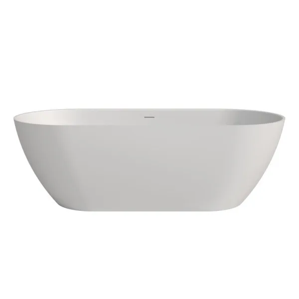 Ванна из искусственного камня WHITECROSS Tawna 180x80 см, отдельностоящая, матовая белая, овальная,  Sancos — Оригинал