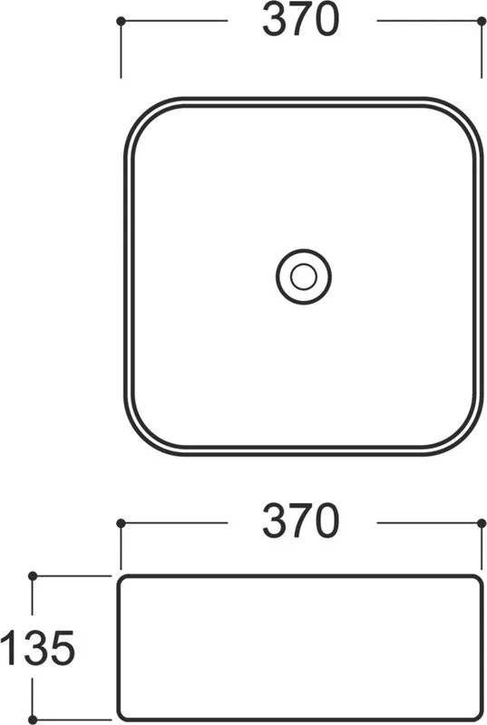 Накладная раковина Aqueduto Espiral ESP0330 37 см серая матовая Sancos — официальный сайт