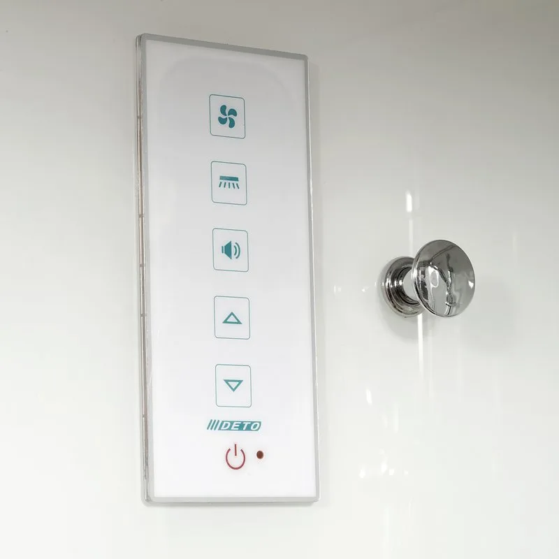 Душевая кабина DTO K402S 120х90, LED, профиль хром, стекло прозрачное Sancos — официальный сайт