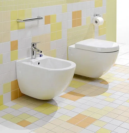 Чаша для унитаза подвесного Villeroy & Boch Subway Plus 6600 10R1 alpin Sancos — официальный сайт