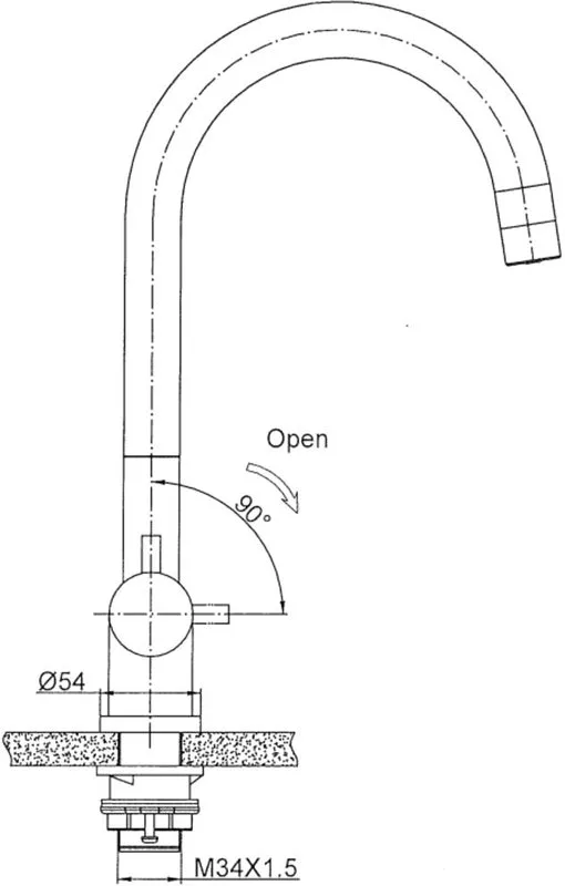 Смеситель для кухни Seaman Eco Venice SSN-1338-GL gun light Sancos — официальный сайт
