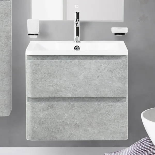 Тумба под раковину без столешницы BelBagno Albano 60 подвесная, cemento verona grigio Sancos — Оригинал