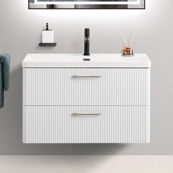 Тумба под раковину без столешницы BelBagno Due 80 белый металлик Sancos — Оригинал