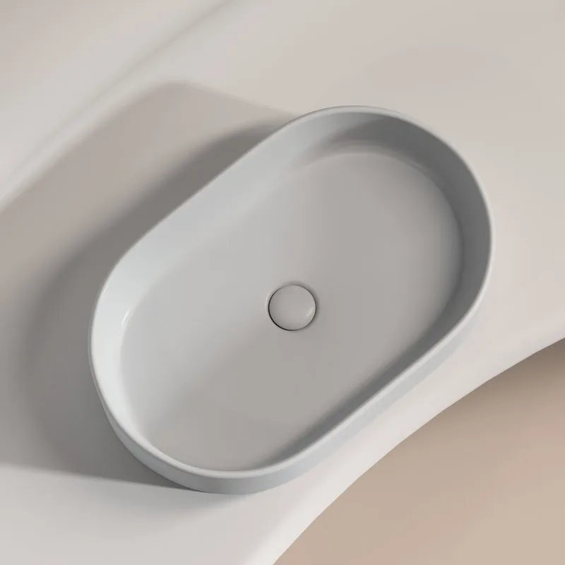 Накладная раковина Ceramicanova Element CN6048MW белая матовая Sancos — официальный сайт