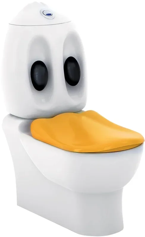 Крышка-сиденье Creavit Ducky KC3671Y с микролифтом Sancos — официальный сайт