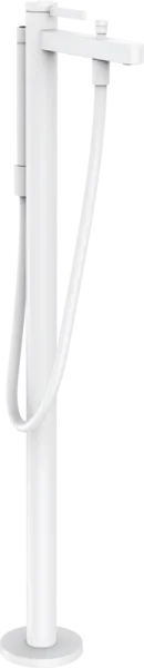 Напольный смеситель для ванны с душем Hansgrohe Finoris 76445700, матовый белый Sancos — Оригинал