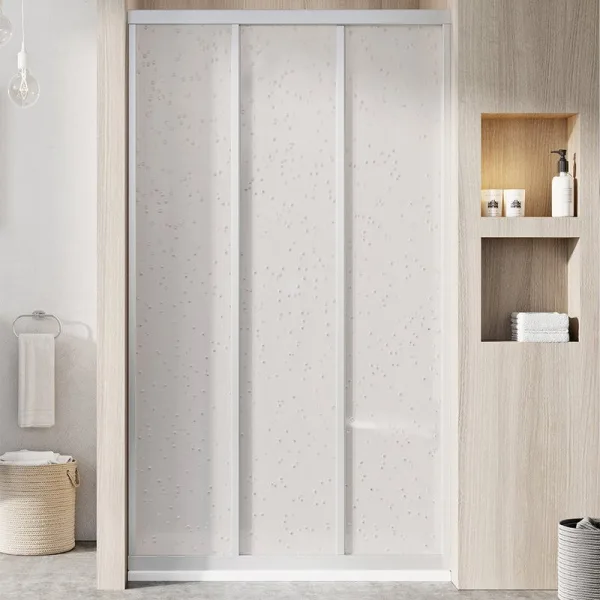 Душевая дверь в нишу Ravak Supernova ASDP3-80 Pearl, 200, профиль белый Sancos — Оригинал