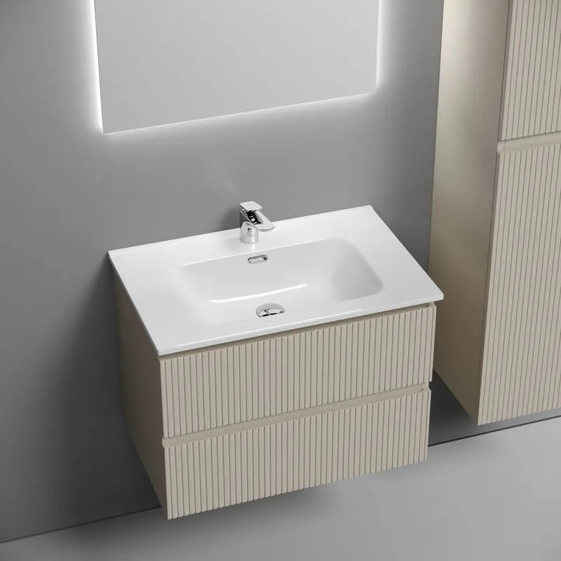 Тумба под раковину Sancos подвесная Snob T 70 Beige Soft SNT70CE Sancos — официальный сайт