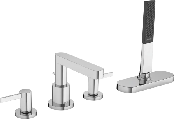Смеситель на борт ванны Hansgrohe Finoris 76444000, хром Sancos — Оригинал