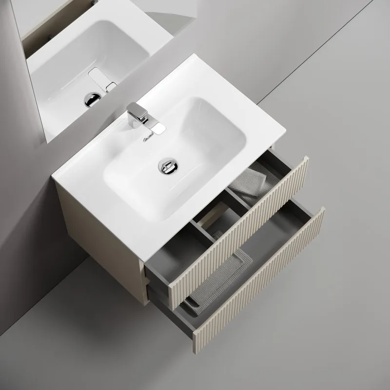 Тумба под раковину Sancos подвесная Snob T 70 Beige Soft SNT70CE Sancos — официальный сайт