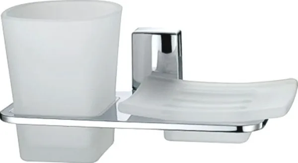 Стакан Wasserkraft Leine K-5026 с мыльницей Sancos — Оригинал