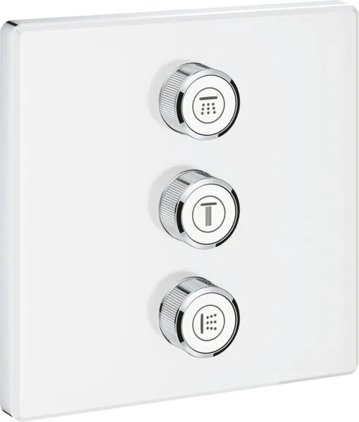 Переключатель потоков Grohe Grohtherm SmartControl 29158LS0 на три потребителя, moon white Sancos — Оригинал