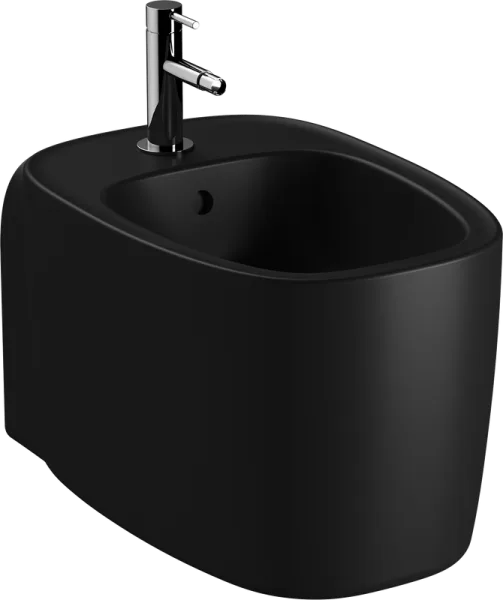 Биде подвесное VitrA Plural 7831B483-0288 матовое черное Sancos — Оригинал