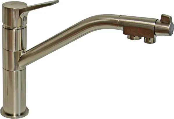Смеситель для кухни Zorg Sanitary ZR 401 KF nickel Sancos — Оригинал