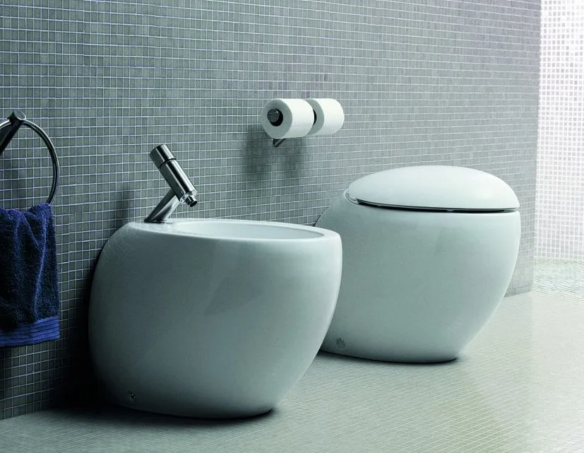 Биде напольное Laufen Alessi one Alessi One 8.3297.1.400.304.1 Sancos — официальный сайт