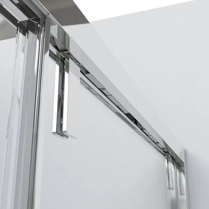 Душевая дверь в нишу Vincea Lugano VDS-1L160CL-1 160 см, профиль хром Sancos — официальный сайт