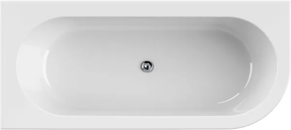 Акриловая ванна Cezares Slim SLIM CORNER-180-80-60-L-NERO-SET 180x80 см, левая, пристенная, черная м Sancos — Оригинал