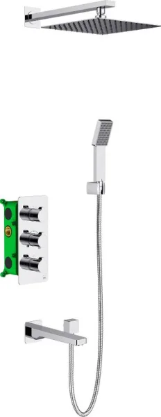 Душевой комплект Timo Petruma SX- 5149/00SM chrome, С ВНУТРЕННЕЙ ЧАСТЬЮ Sancos — Оригинал