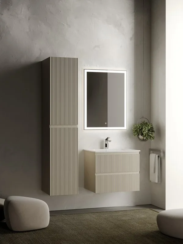 Тумба под раковину Sancos Snob R 60 подвесная Beige soft (капучино), SNR60CE Sancos — официальный сайт