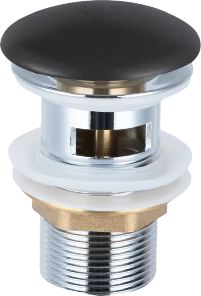 Донный клапан для раковины Vincea DBS-216MB, матовый черный Sancos — Оригинал