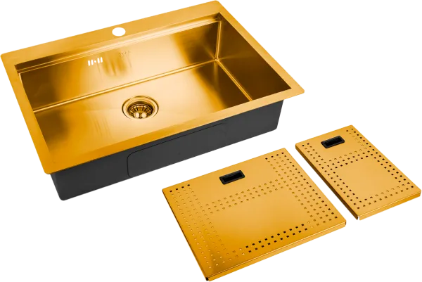 Мойка кухонная Zorg Master N-7552 Bronze Sancos — Оригинал