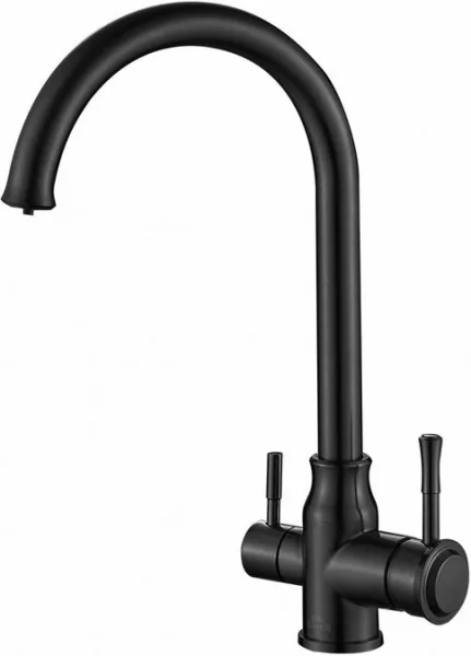 Смеситель для кухни Steel Hammer SH 763 INOX GRAFIT PVD Sancos — Оригинал