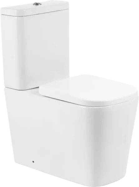 Унитаз-компакт напольный BelBagno Albano BB120CPR безободковый, сиденье BB120SC с микролифтом Sancos — Оригинал